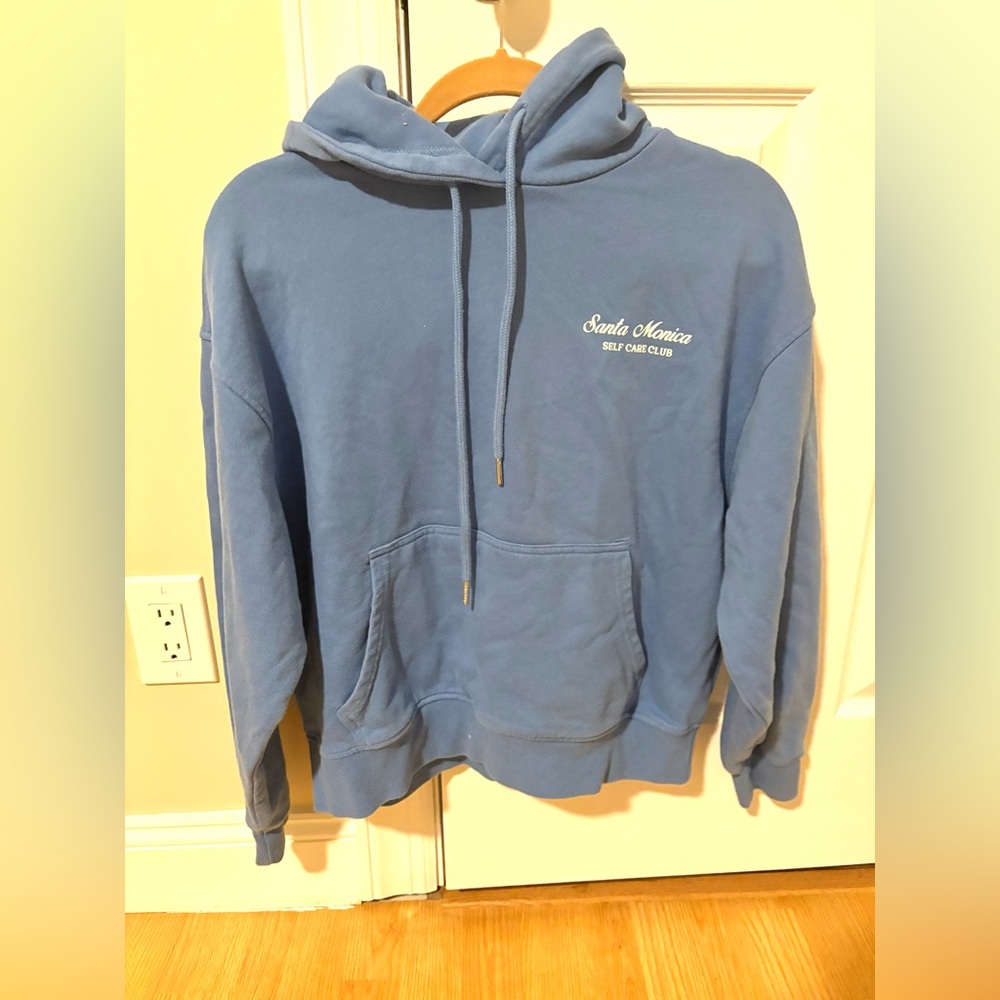 Garage Blue self care Hoodie